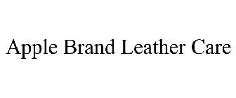 APPLE BRAND LEATHER CARE