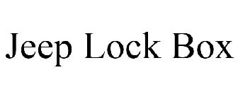 JEEP LOCK BOX