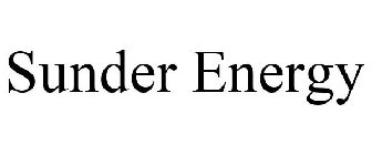 SUNDER ENERGY