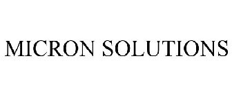 MICRON SOLUTIONS