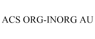 ACS ORG-INORG AU
