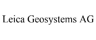 LEICA GEOSYSTEMS AG