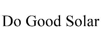 DO GOOD SOLAR