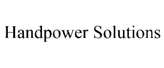 HANDPOWER SOLUTIONS
