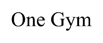 ONE GYM