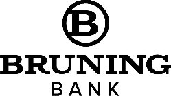 B BRUNING BANK