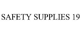 SAFETY SUPPLIES 19