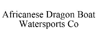 AFRICANESE DRAGON BOAT WATERSPORTS CO