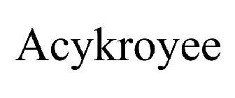 ACYKROYEE