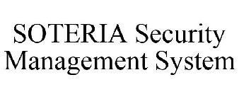 SOTERIA SECURITY MANAGEMENT SYSTEM