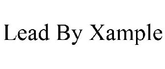 LEAD BY XAMPLE