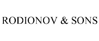 RODIONOV & SONS