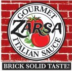 ZARSA GOURMET ITALIAN SAUCE BRICK SOLID TASTE