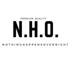 NHO NOTHING HAPPENS OVERNIGHT