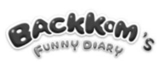 BACKKOM'S FUNNY DIARY