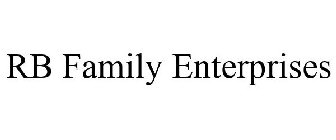 RB FAMILY ENTERPRISES