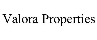 VALORA PROPERTIES