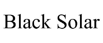 BLACK SOLAR