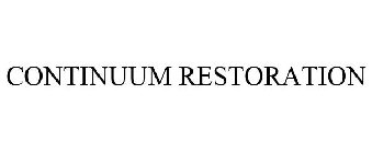 CONTINUUM RESTORATION