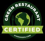 CERTIFIED GREEN RESTAURANT DINEGREEN.COM