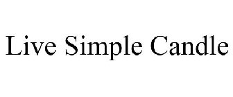 LIVE SIMPLE CANDLE