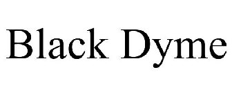 BLACK DYME