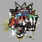 NEON TIGER SHERE KHAN TIGER STYLE ESTELI OVEJA NEGRA SHERE KHAN BLK WKS STUDIO 2020