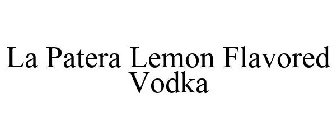 LA PATERA LEMON FLAVORED VODKA