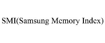 SMI(SAMSUNG MEMORY INDEX)