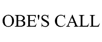OBE'S CALLS