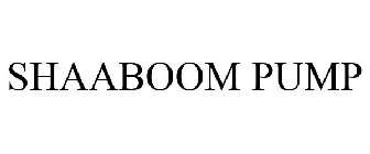 SHAABOOM PUMP