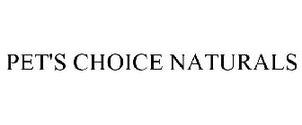 PET'S CHOICE NATURALS