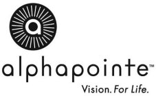 A ALPHAPOINT VISION. FOR LIFE.