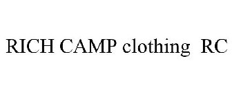 RICH CAMP CLOTHING RC
