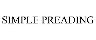 SIMPLE PREADING