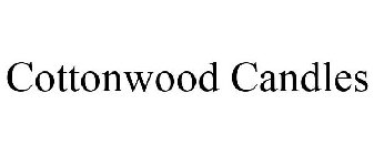 COTTONWOOD CANDLES