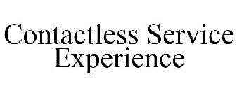 CONTACTLESS SERVICE EXPERIENCE