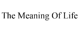 THE MEANING OF LIFE