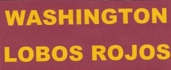 WASHINGTON LOBOS ROJOS