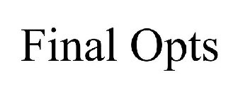 FINAL OPTS