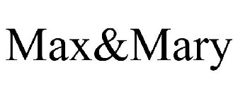 MAX&MARY
