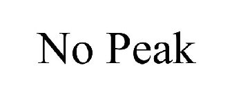 NO PEAK