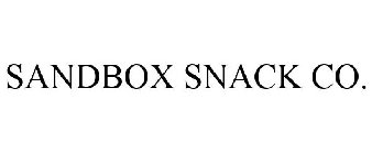 SANDBOX SNACK CO.