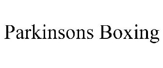 PARKINSONS BOXING