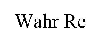 WAHR RE