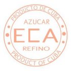 ECA AZUCAR REFINO PRODUCTO DE CUBA PRODUCT OF CUBA