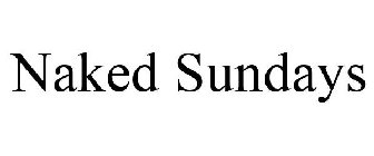 NAKED SUNDAYS