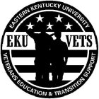 EASTERN KENTUCKY UNIVERSITY EKU VETS VETERANS EDUCATION & TRANSITION SUPPORT