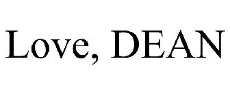 LOVE, DEAN