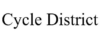 CYCLE DISTRICT